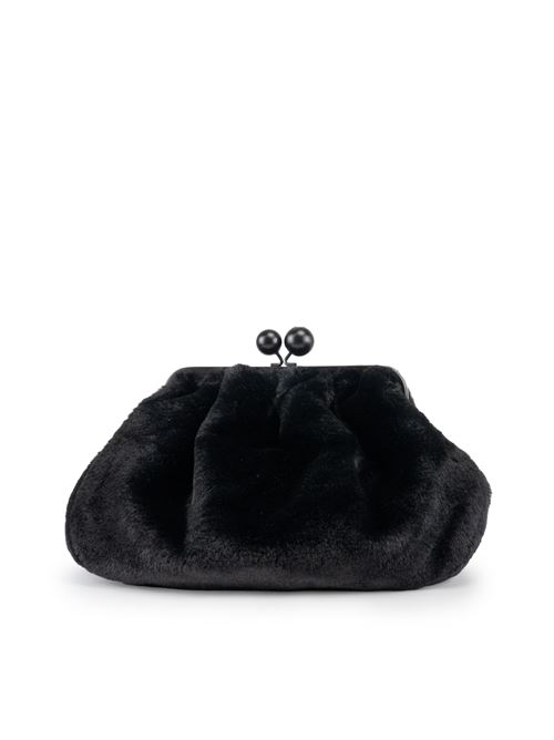 Borsa Pasticcino Gianna in tessuto extra soft furry Nero WEEKEND MAX MARA | 2425516075600006